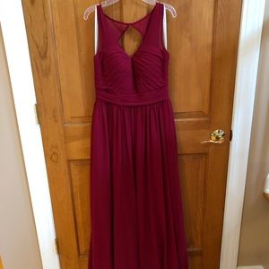 Azazie burgundy/wine bridesmaids dress